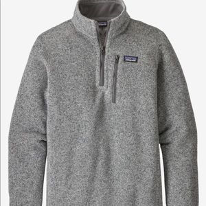 Boys xl Patagonia 1/4 zip in stone
